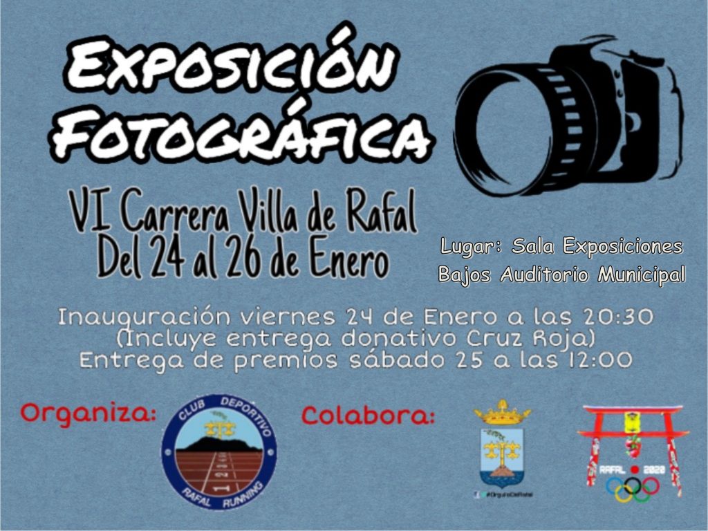 exposicón fotografica del 24 al 26 enero 2020